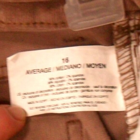 NWT Gloria Vanderbilt Amanda Slim Leg Jeans Smokey Mocha Size 16 Average Flex St - Picture 4 of 11